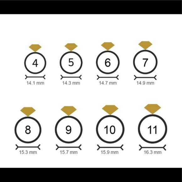 NEW Luxury Dainty Purple Crystal Stone Ring - Picture 7 of 8